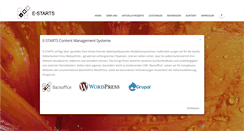 Desktop Screenshot of e-starts.com