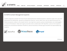 Tablet Screenshot of e-starts.com