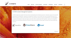 Desktop Screenshot of e-starts.de