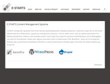 Tablet Screenshot of e-starts.de